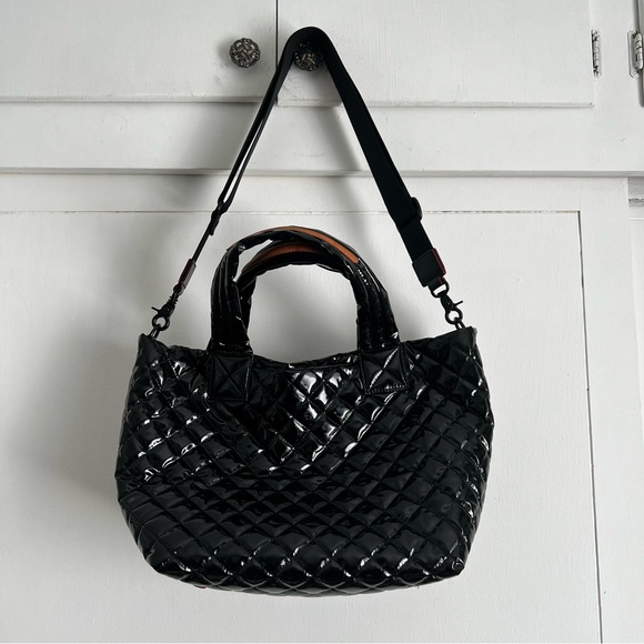 MZ Wallace Black Lacquer Quilted Bag - Picture 5 of 15